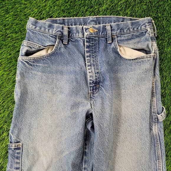 Vintage Bulwark Carpenter Cargo Jeans 34x29 Flame-Resistant - Picture 11 of 16